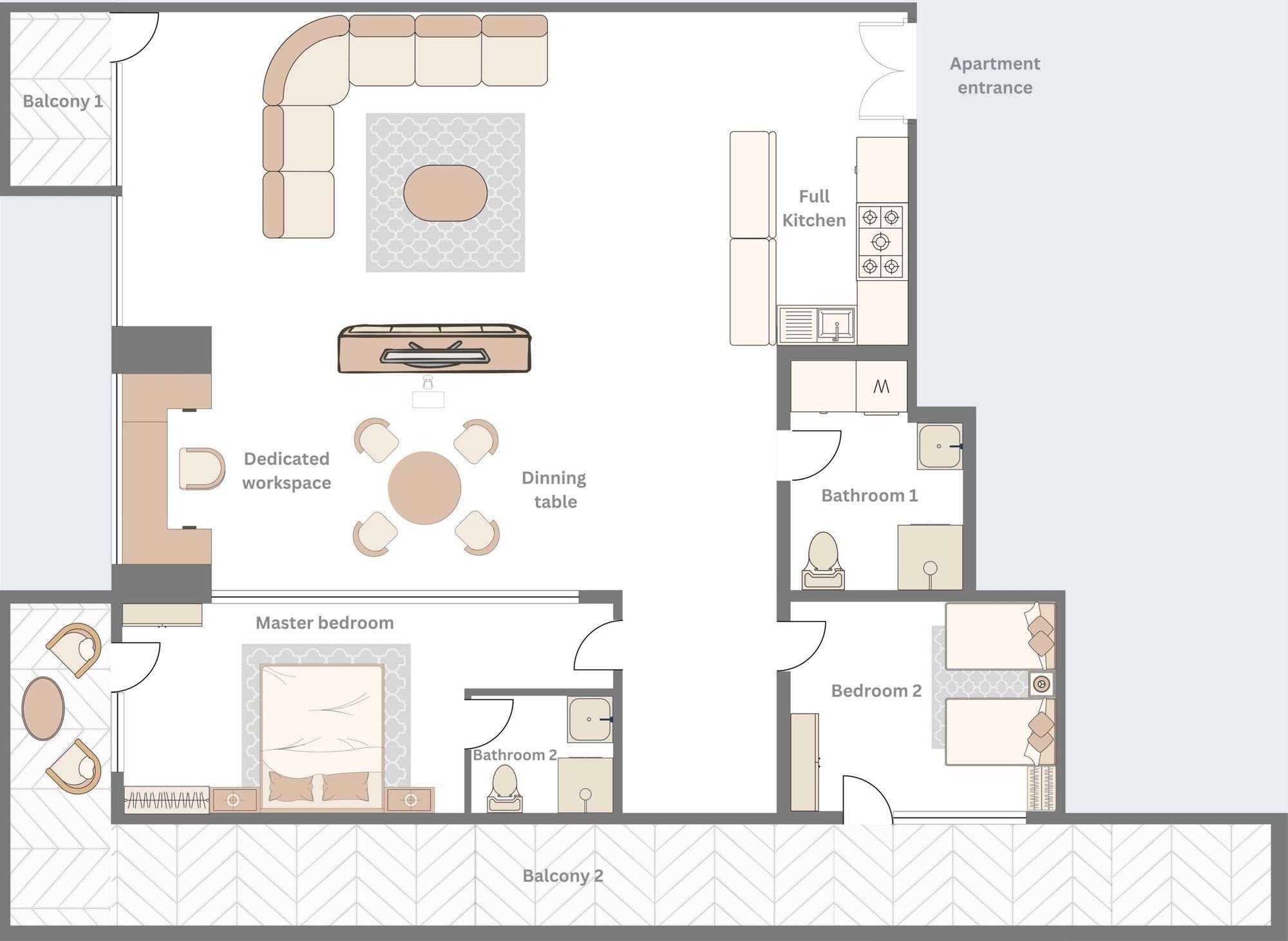 Floor plan of Infinite View
